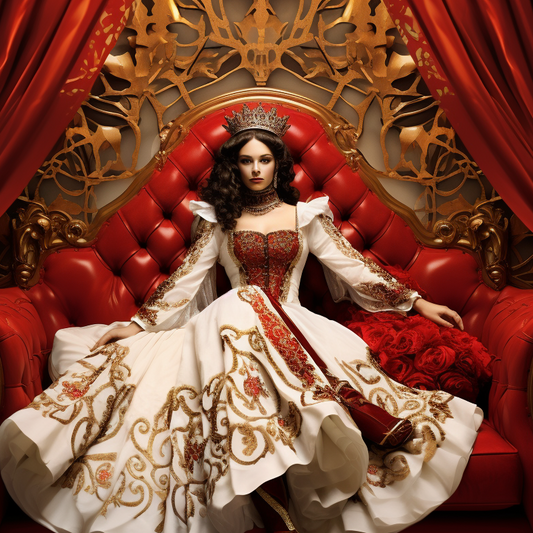 Red Chair Queen Diamond Art Kit