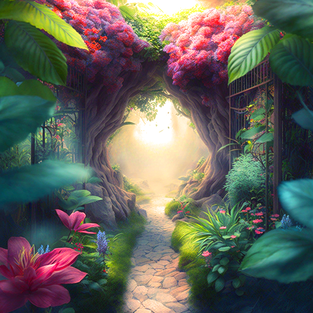 Secret Garden Entrance Diamond Art Kit