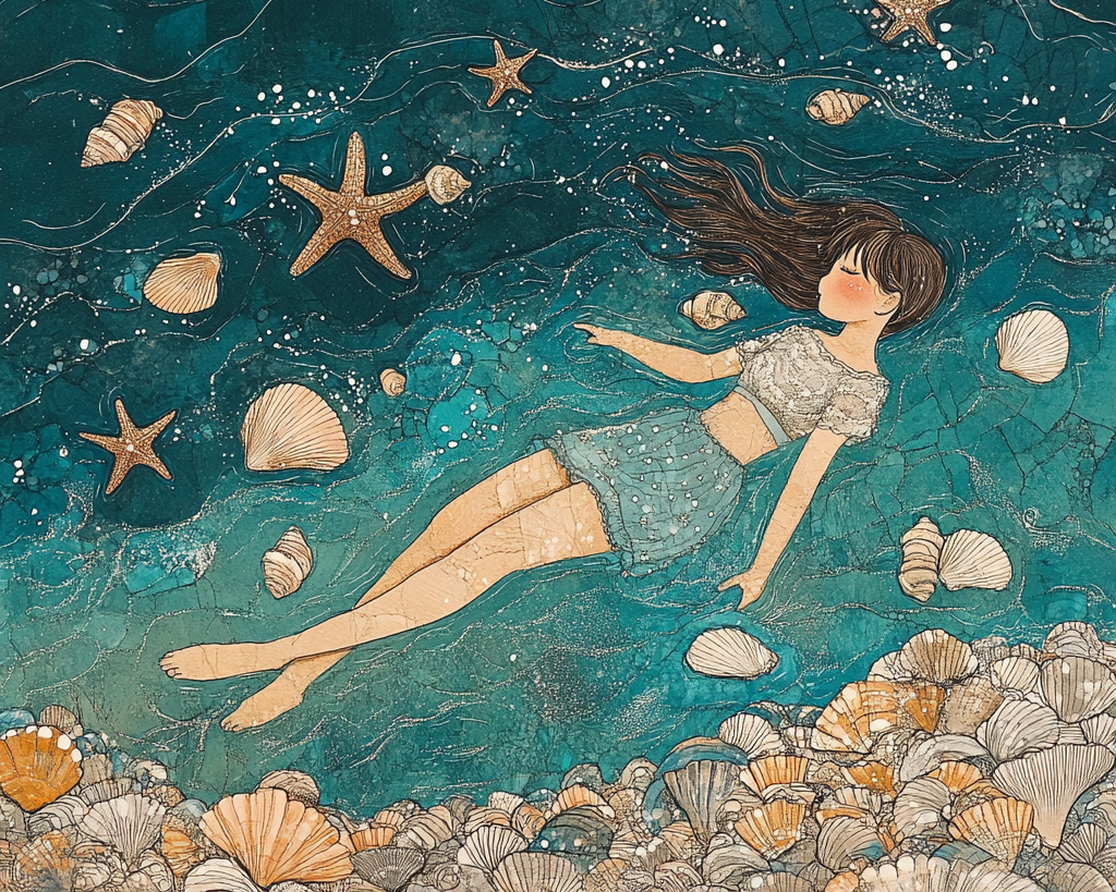 Floating In The Ocean Diamond Art Kit