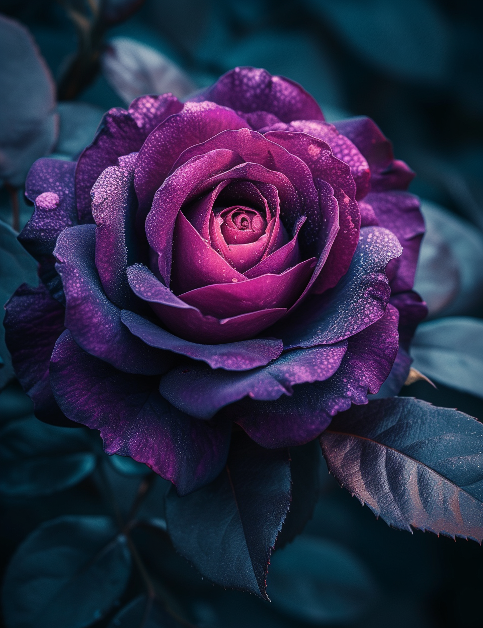 Pink Purple Rose Diamond Art Kit