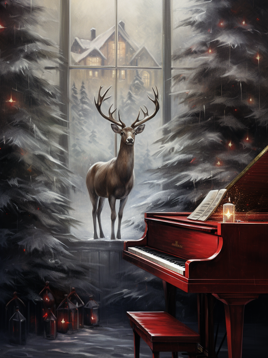 Buck Piano Diamond Art Kit