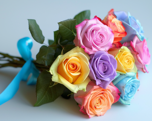 Pastel Rose Bouquet Diamond Art Kit