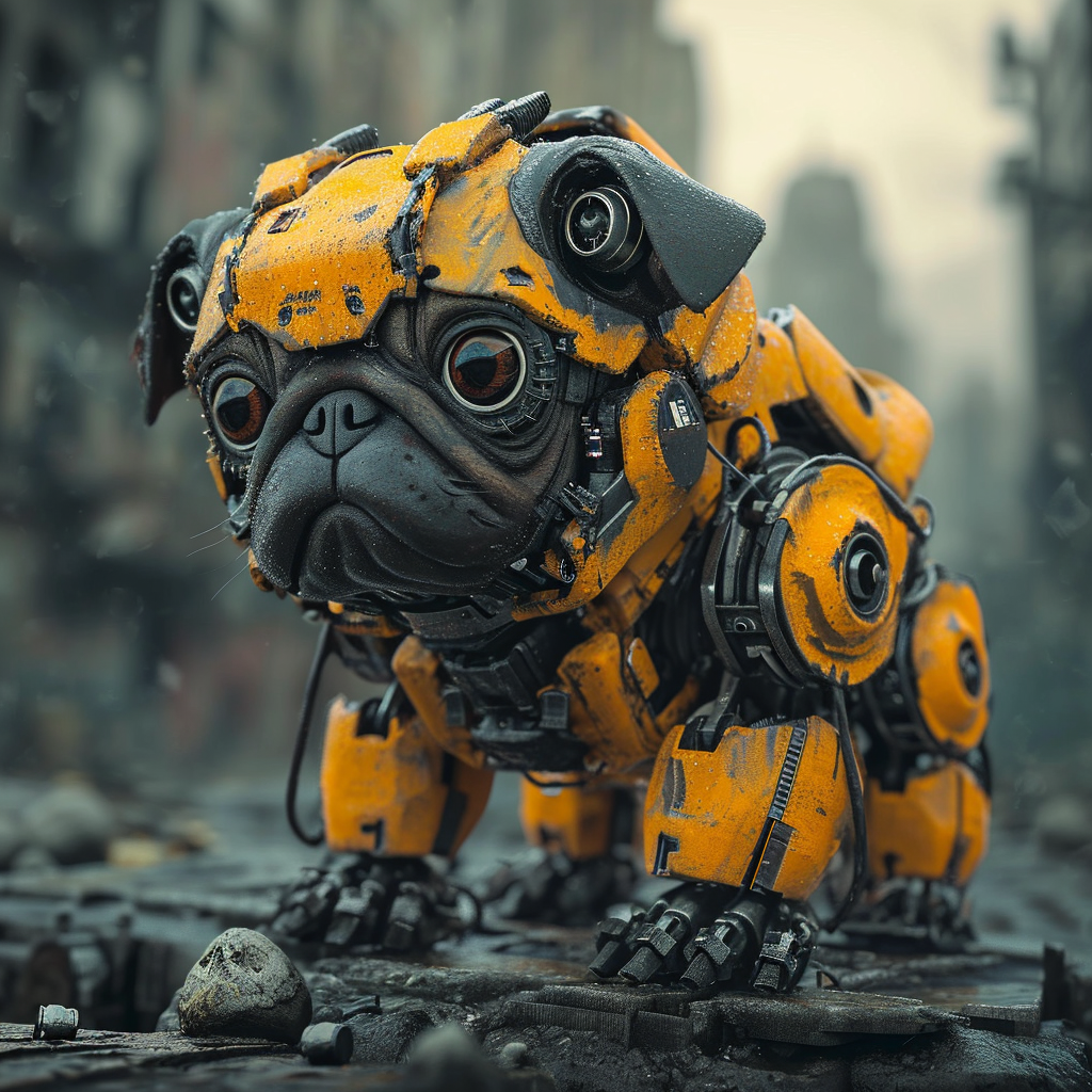 Pug Transformer Diamond Art Kit