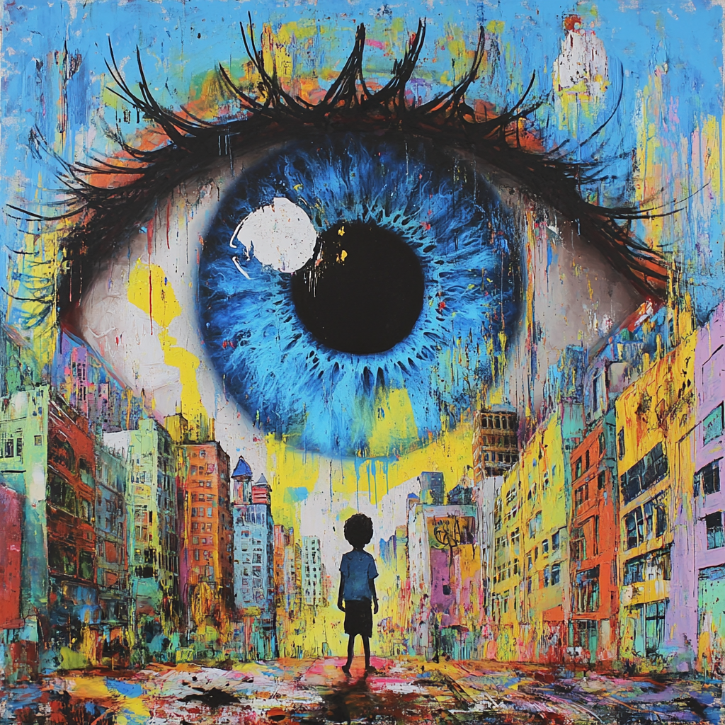 Blueeye Painted City Diamond Art Kit