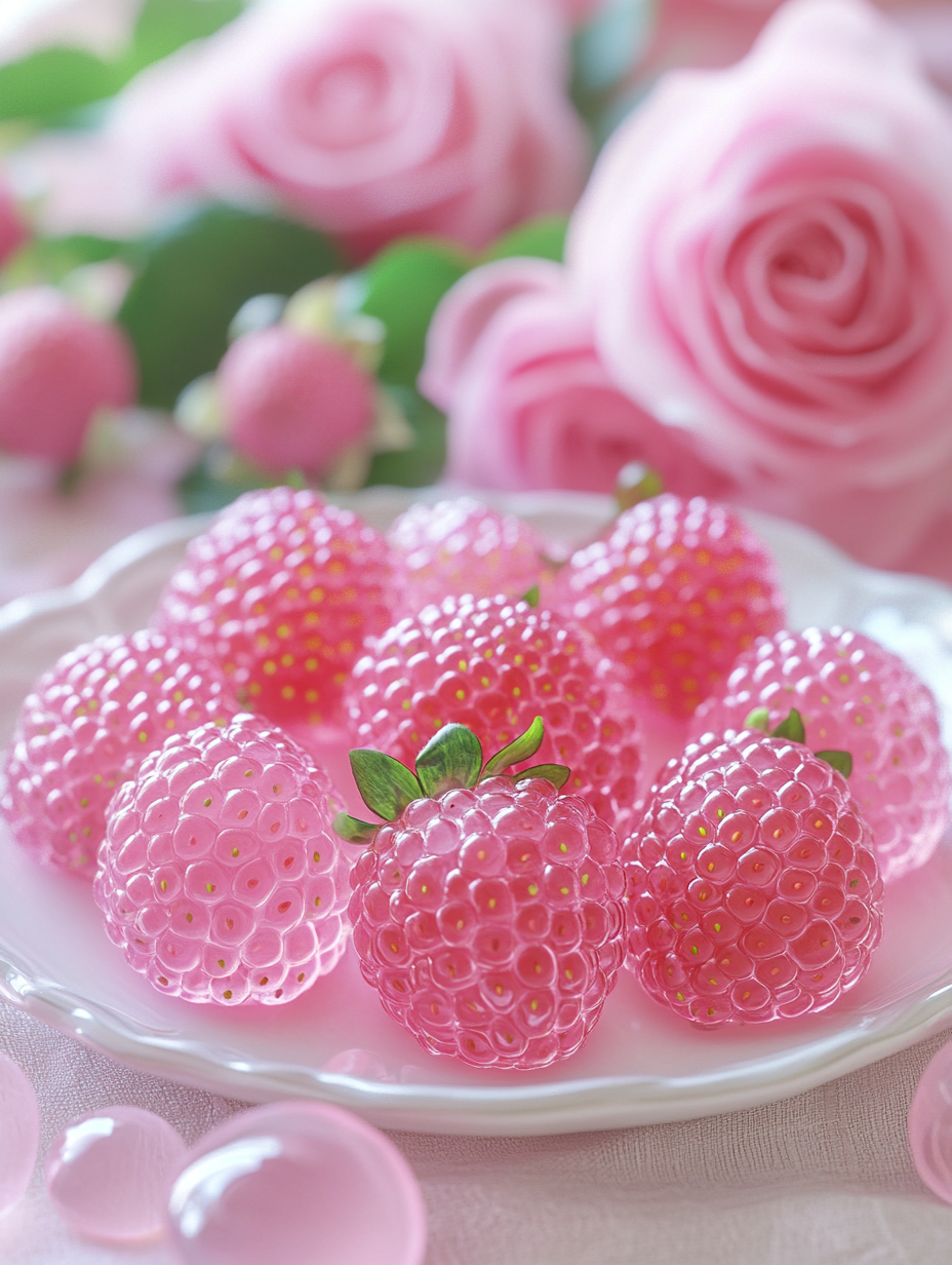Pink Bubble Berries Diamond Art Kit