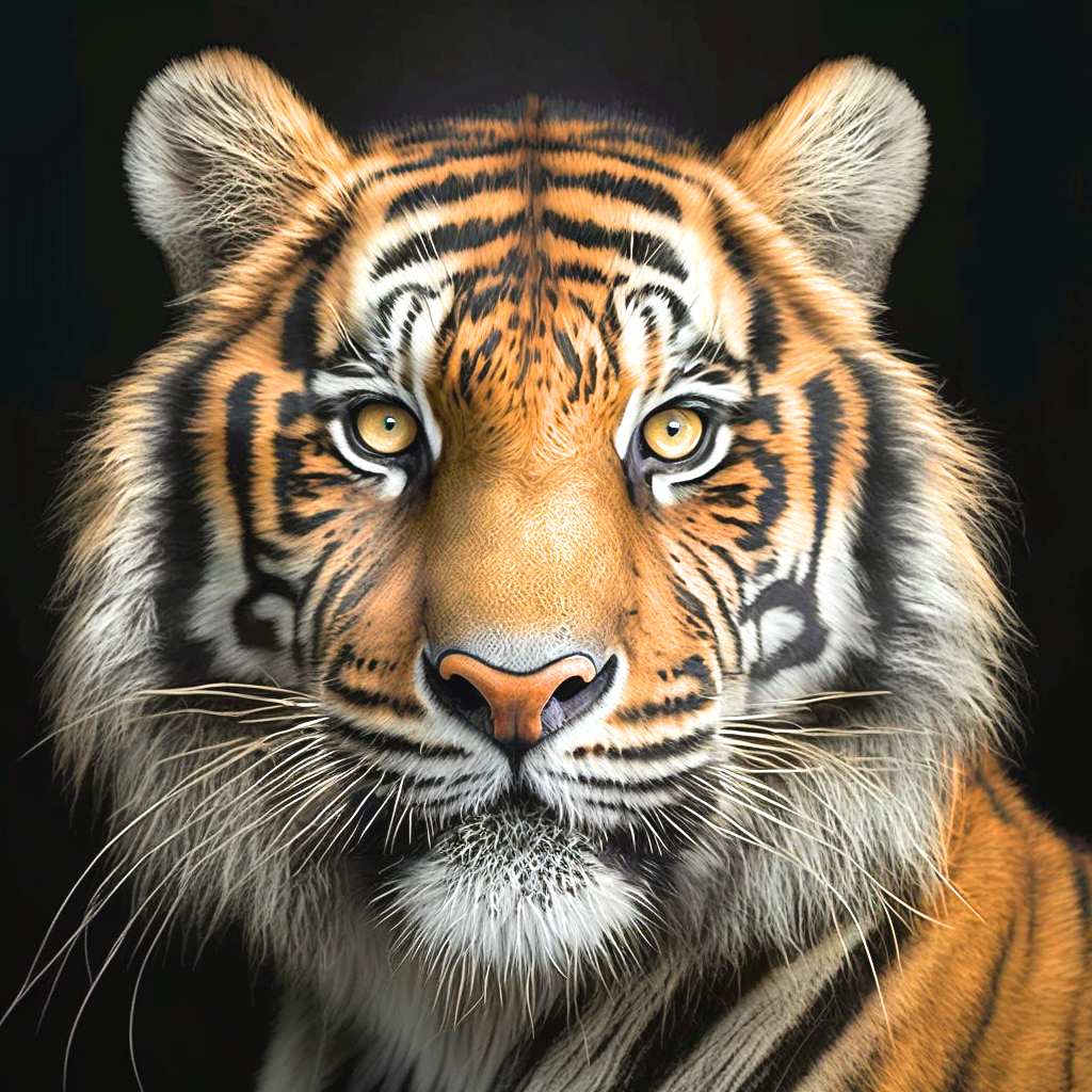 Tiger Stare Diamond Art Kit