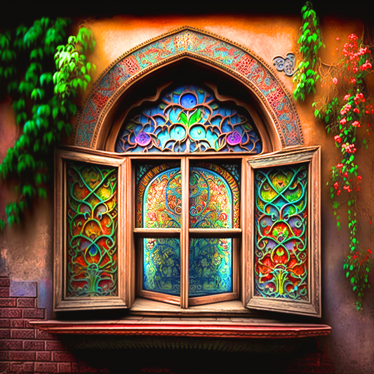 Detailed Window Diamond Art Kit