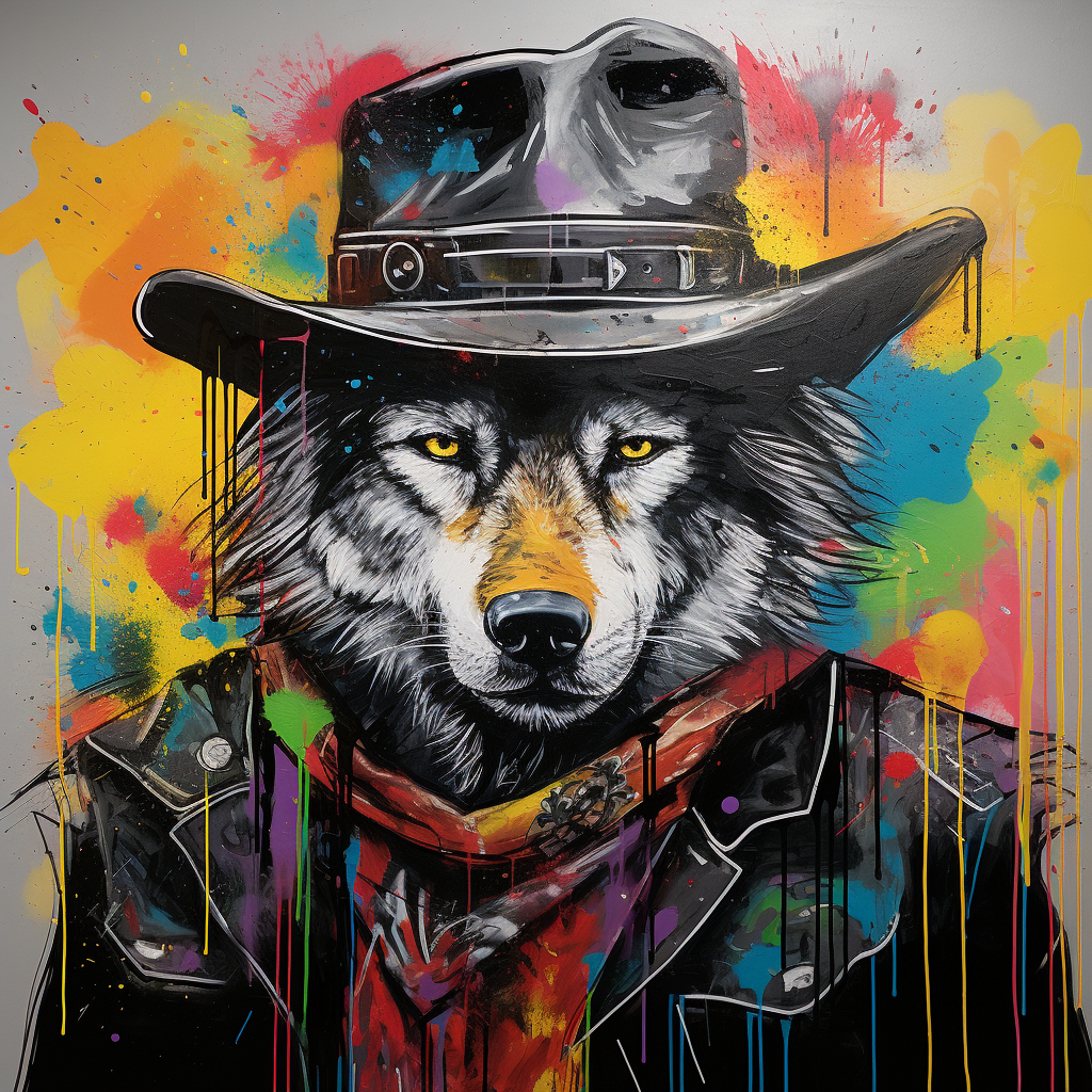 Outlaw Wolf Diamond Art Kit
