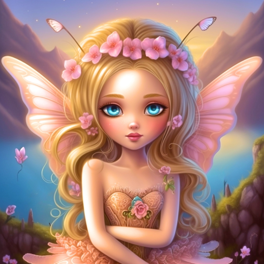 Blueeye Butterfly Fairy Diamond Art Kit