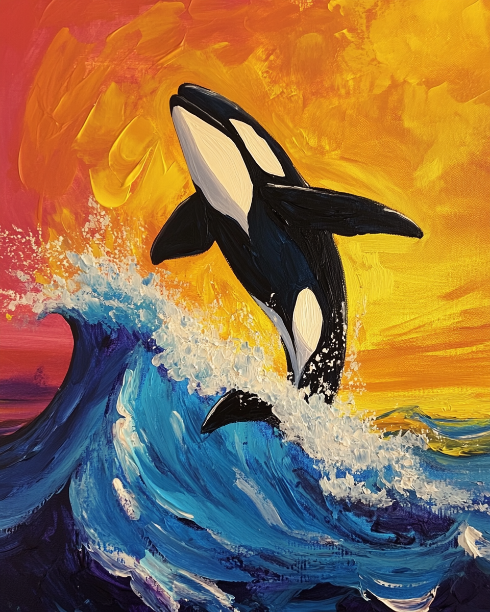 Bluewave Orca Diamond Art Kit