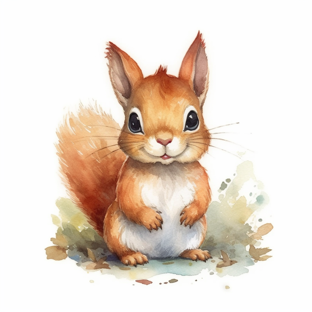 Baby Squirrel Diamond Art Kit