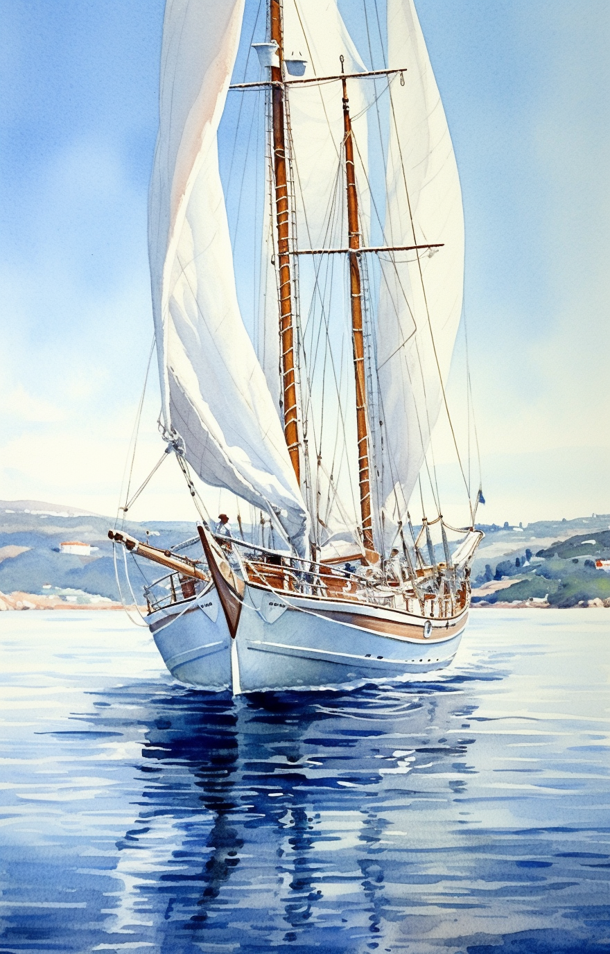 Bluewater Sailboat Diamond Art Kit