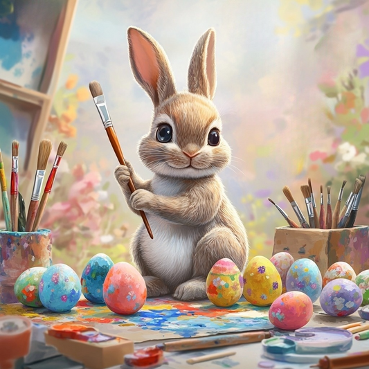 Egg Painter Rabbit Diamond Art Kit
