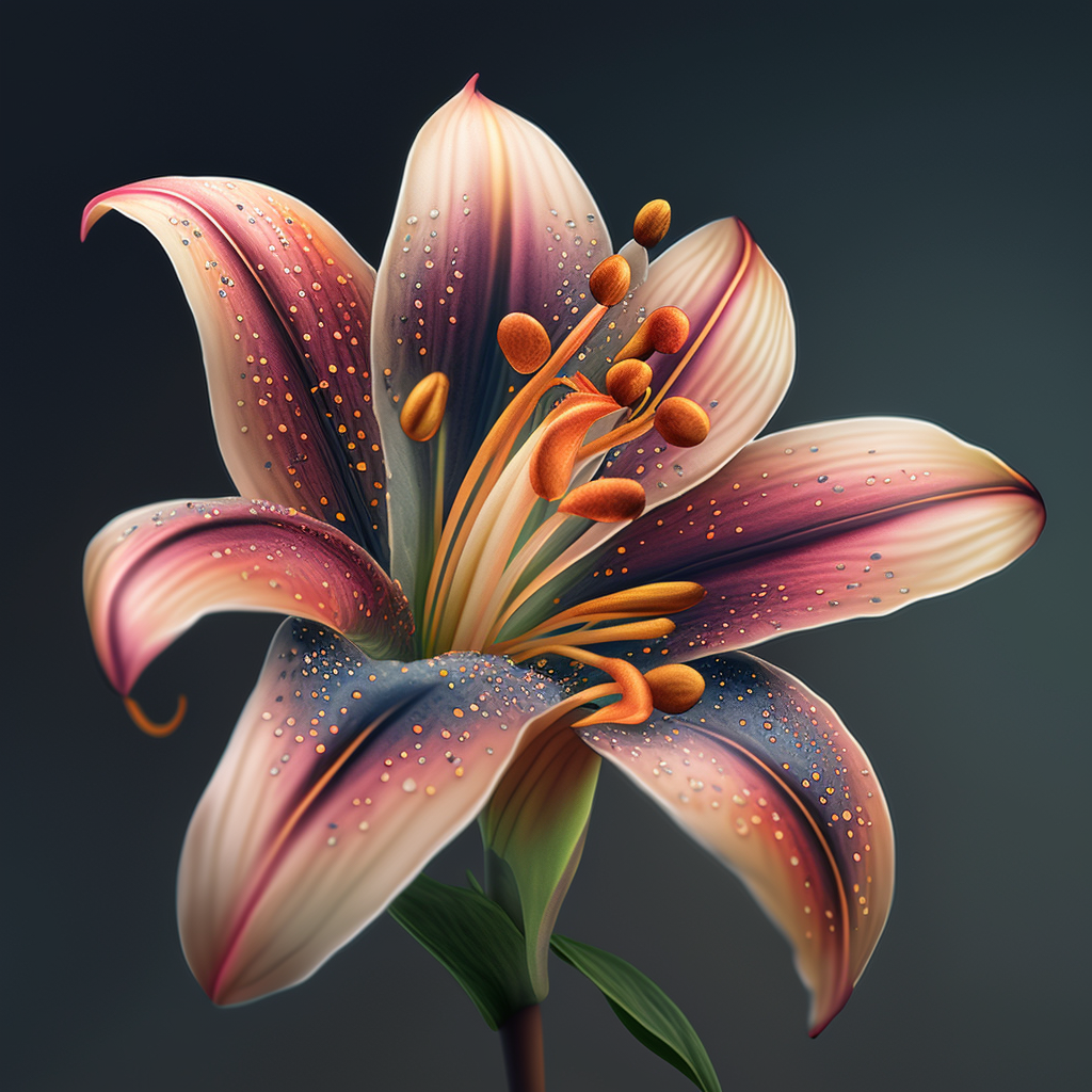 Purple Lily Diamond Art Kit
