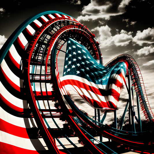 American Rollercoaster Diamond Art Kit