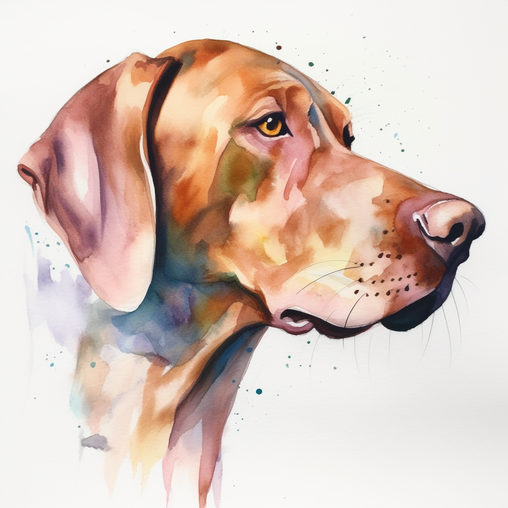 Abstract Vizsla Diamond Art Kit