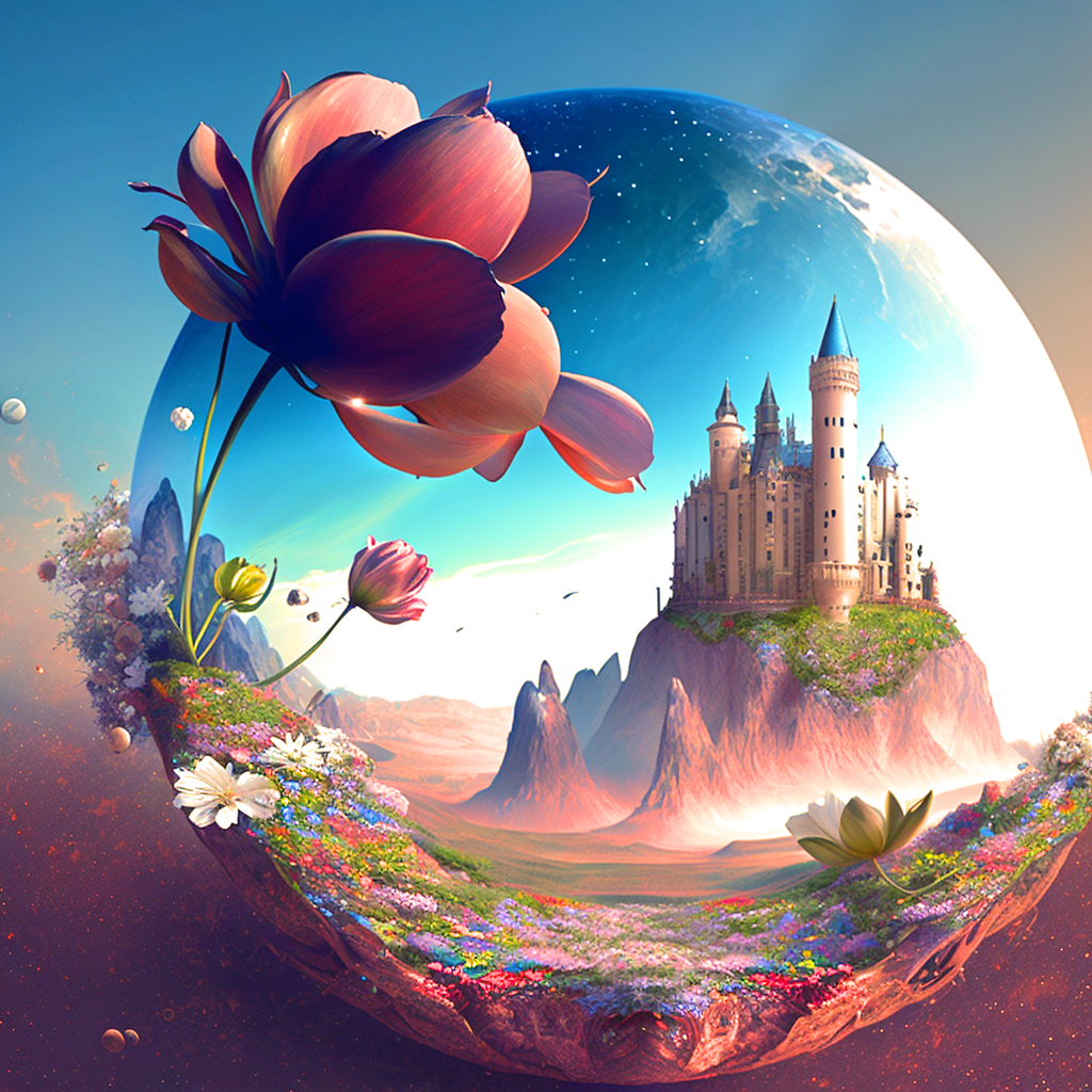 Castle Sphere Diamond Art Kit