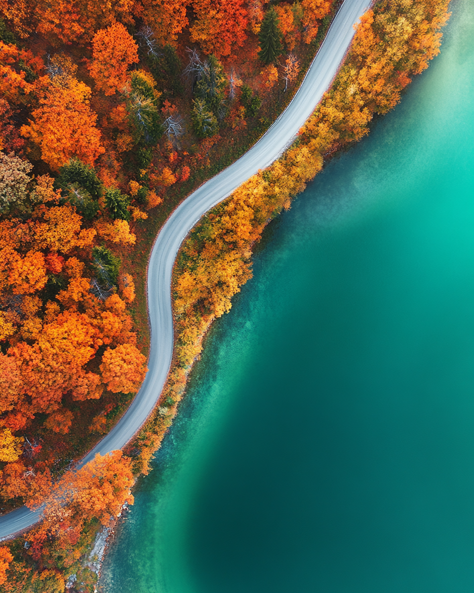Winding Coastal Road Diamond Art Kit