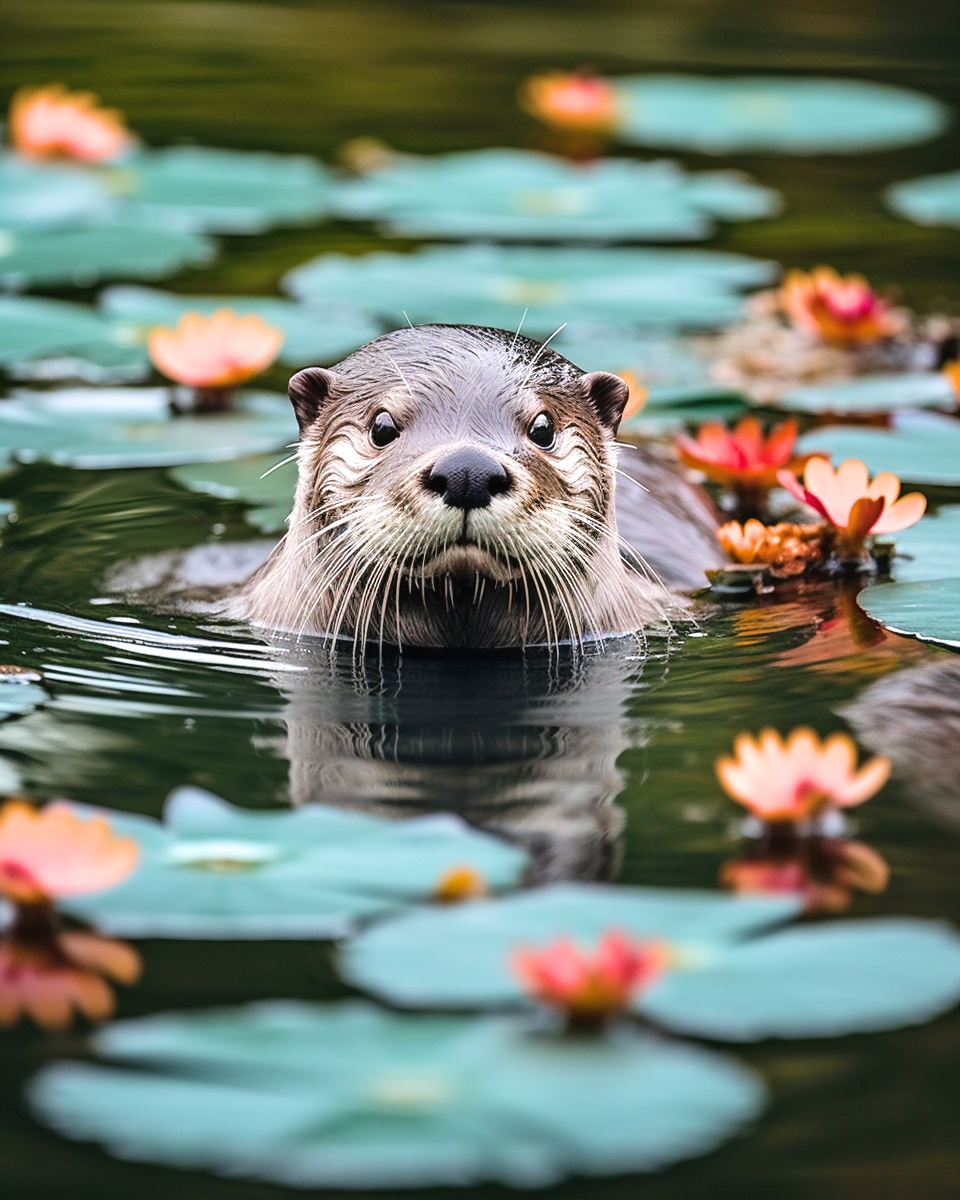 Lilypad Otter Diamond Art Kit