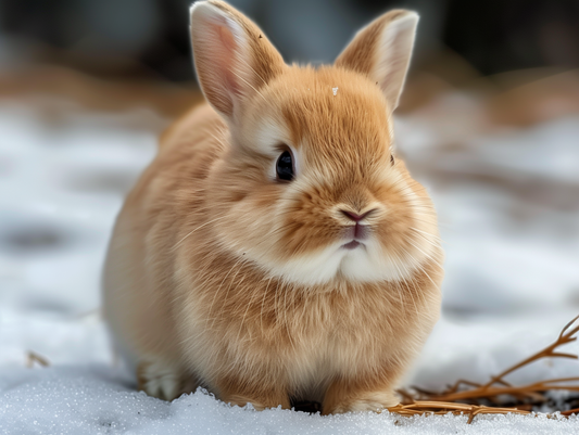 Fluffy Little Rabbit Diamond Art Kit