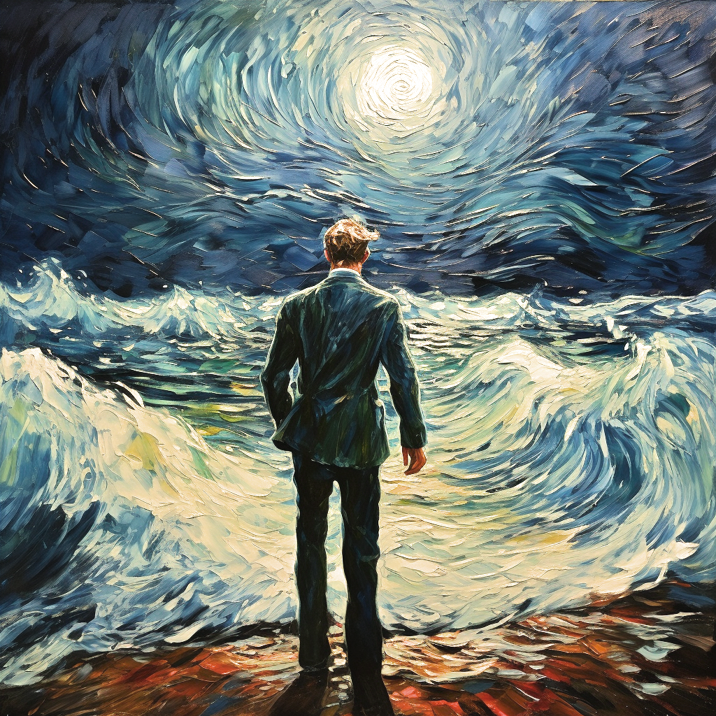 Man By The Sea Diamond Art Kit