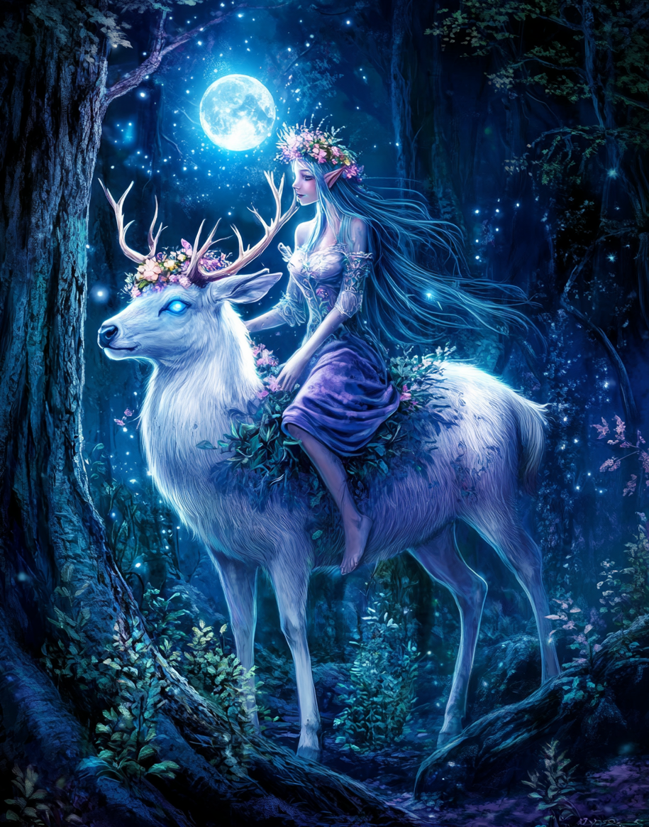 Woodland Princess Diamond Art Kit