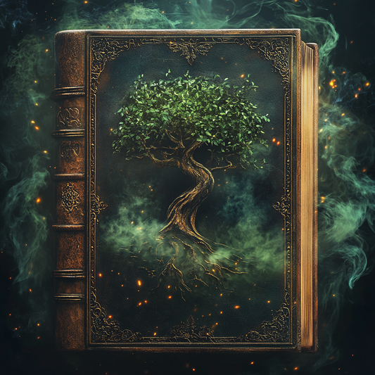 Tree Book Of Spells And Smoke Diamond Art Kit