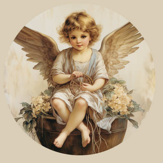 Legs Crossed Angel Diamond Art Kit