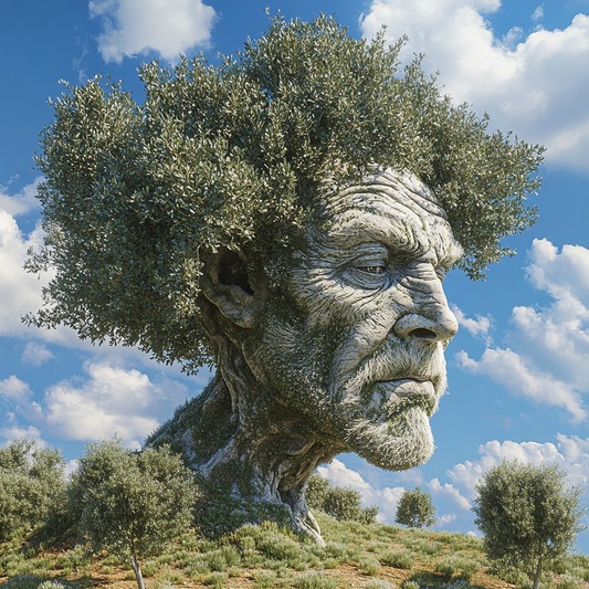 Old Man Tree Face Diamond Art Kit