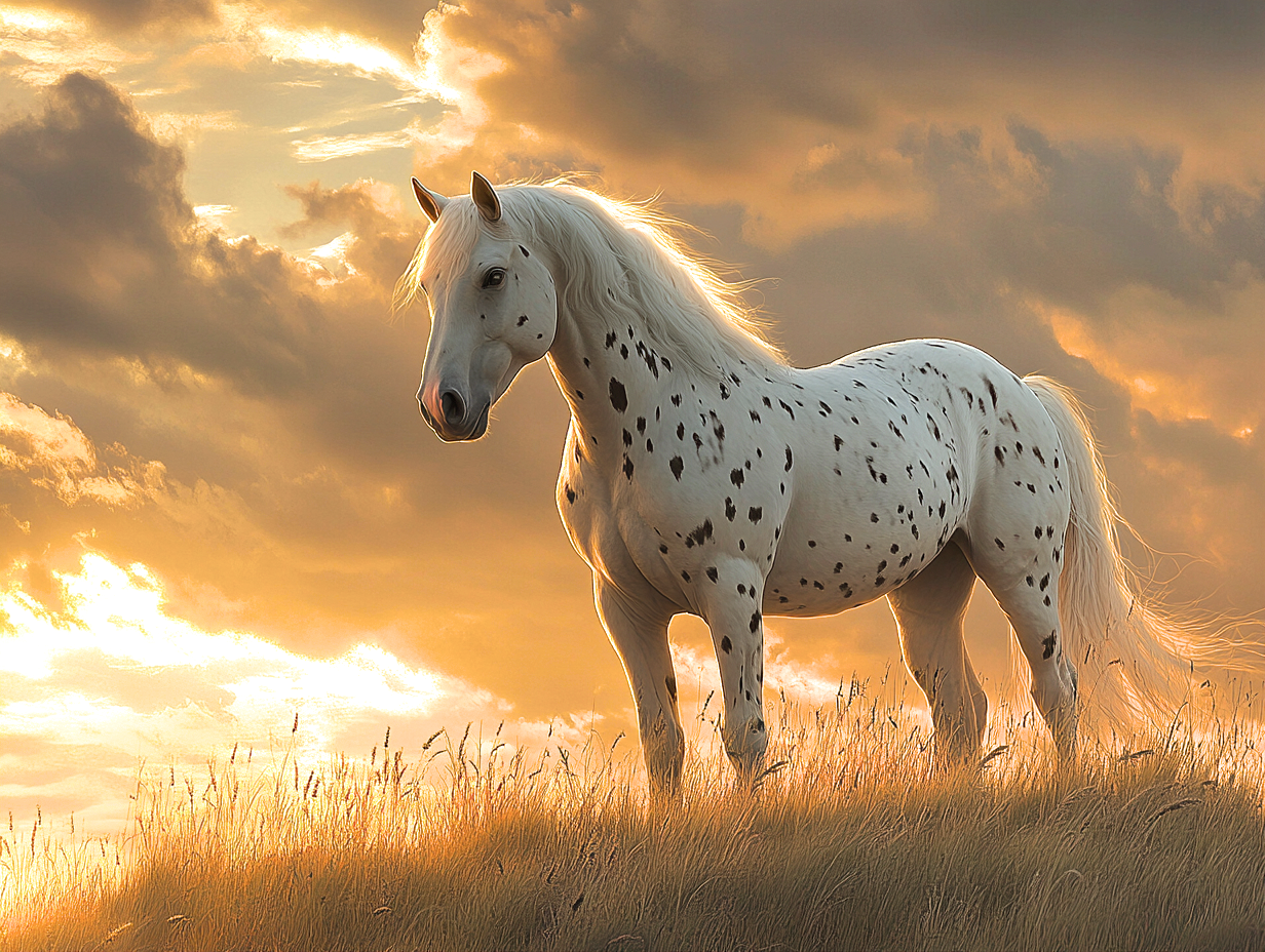 Spotted Mare Diamond Art Kit