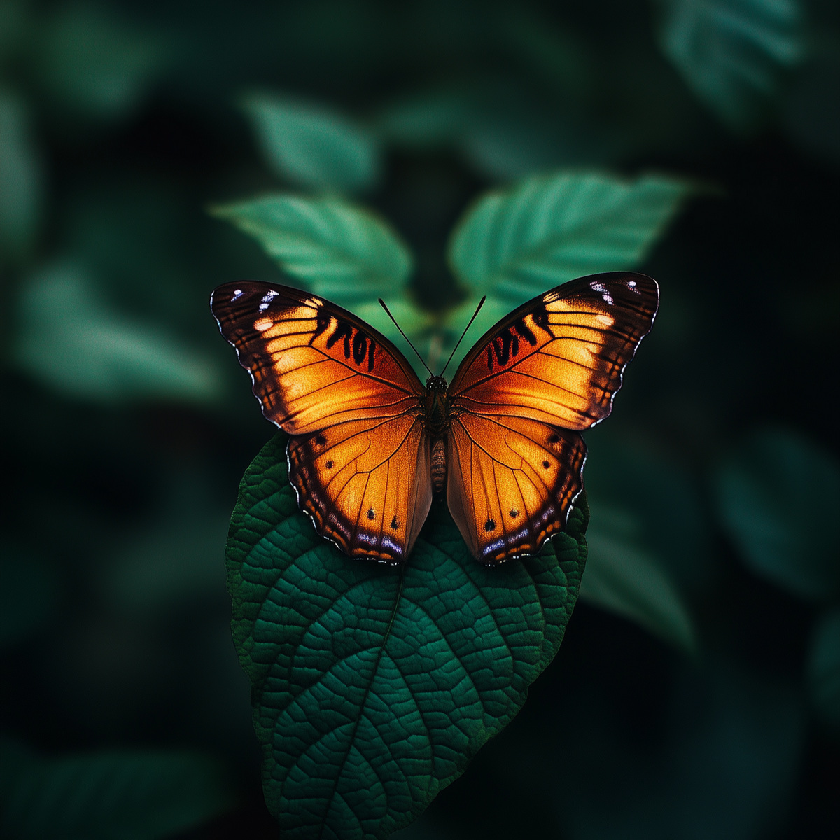 Dark Greenleaf Butterfly Diamond Art Kit