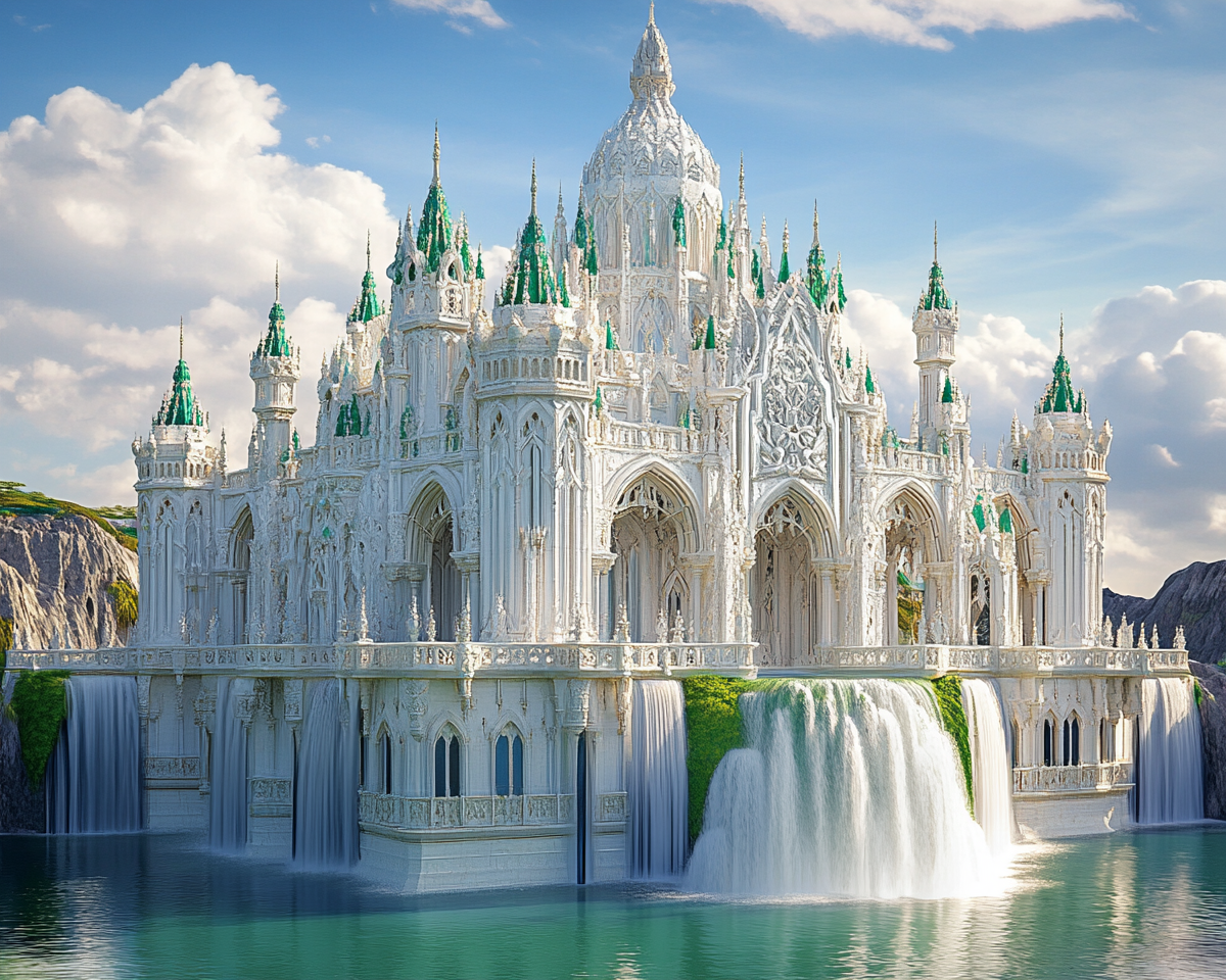 White Palace Diamond Art Kit