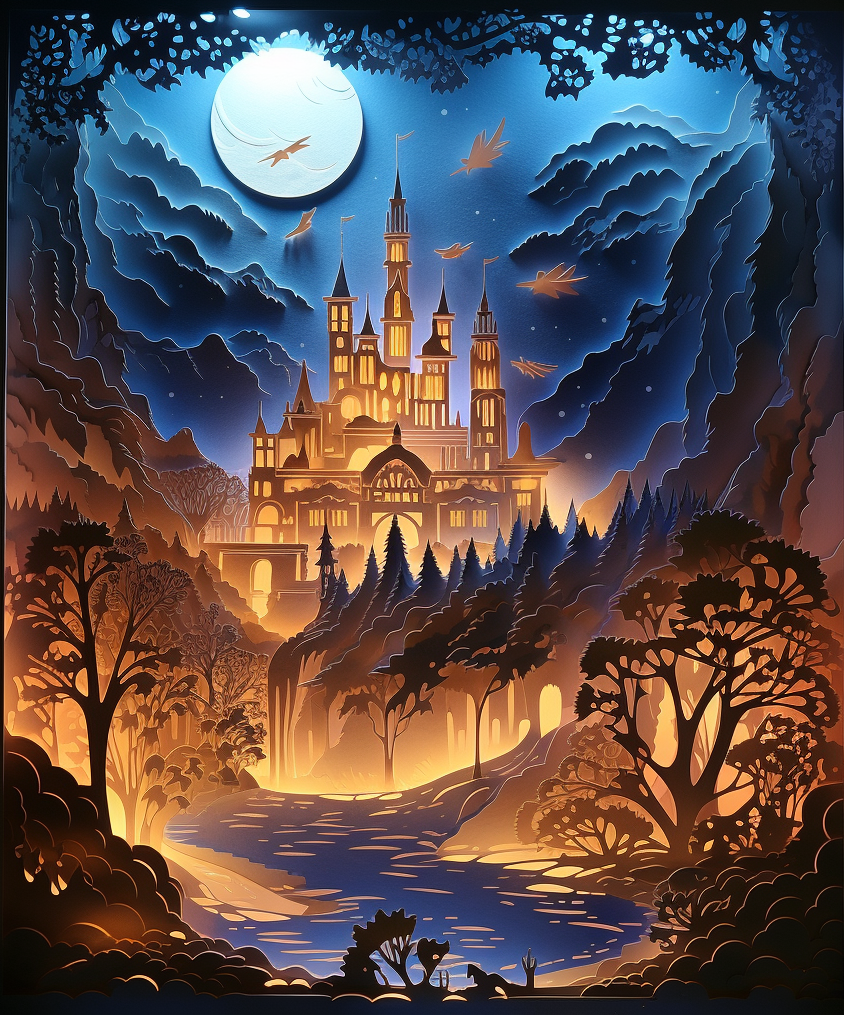 Golden Castle Diamond Art Kit