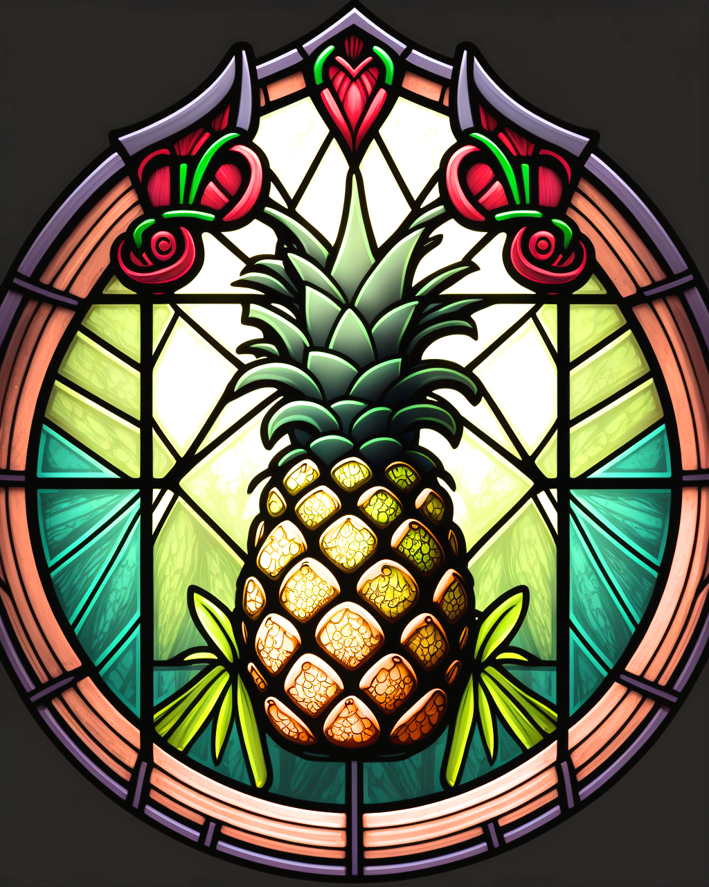 Abstract Pineapple Panel Diamond Art Kit