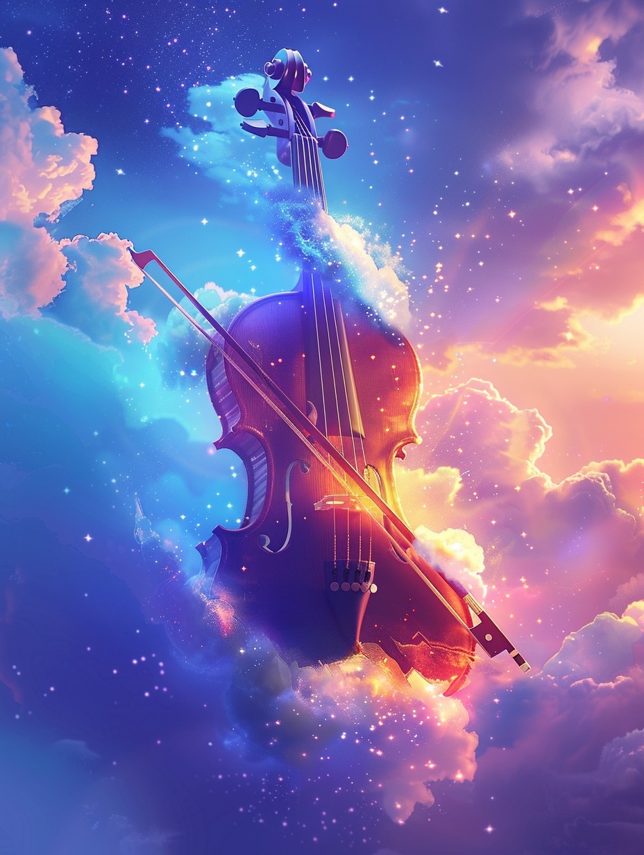 Heavenly Violin Diamond Art Kit