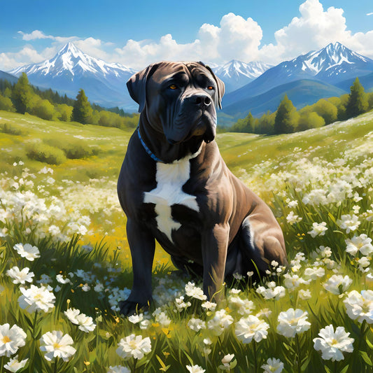 Cane Corso Meadow Diamond Art Kit