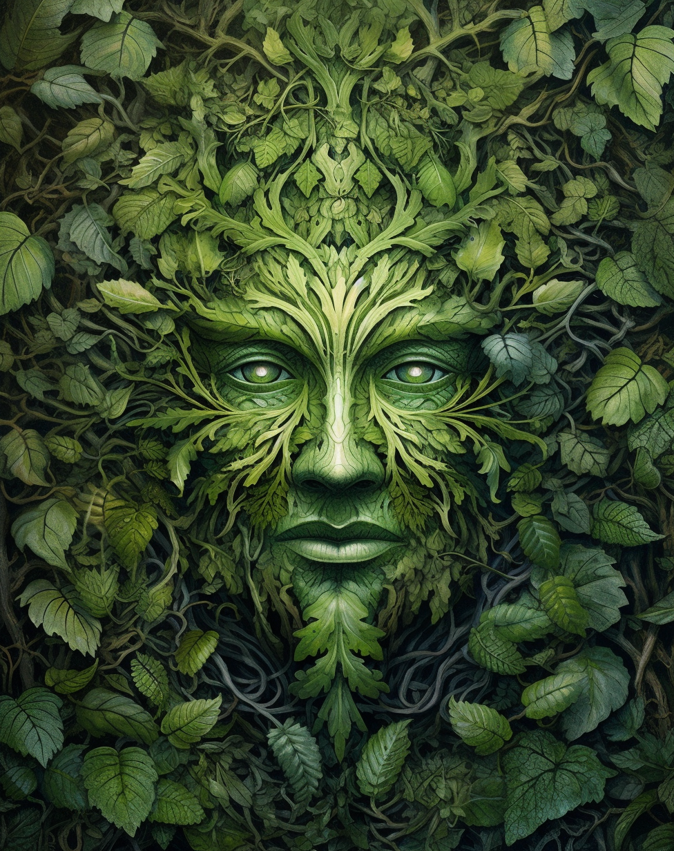Man Of Leaves Diamond Art Kit