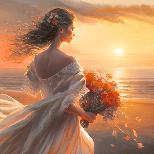 Sunset Bride Diamond Art Kit