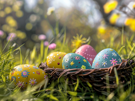 Five Easter Eggs In The Grass Diamond Art Kit