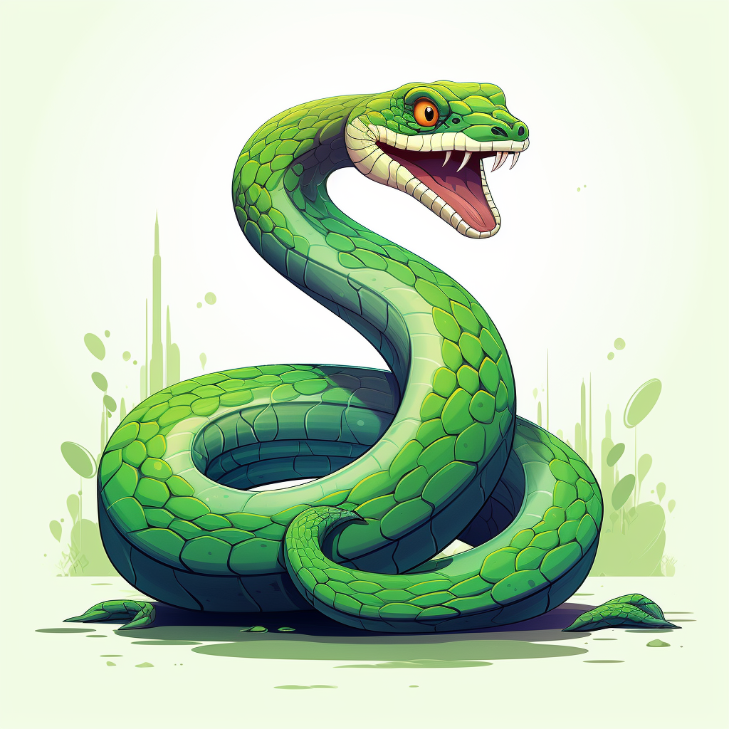 Cartoon Snake Diamond Art Kit