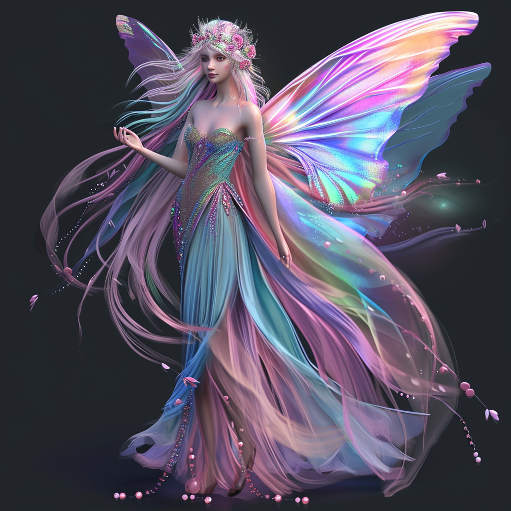 Iridescent Wing Fairy Diamond Art Kit