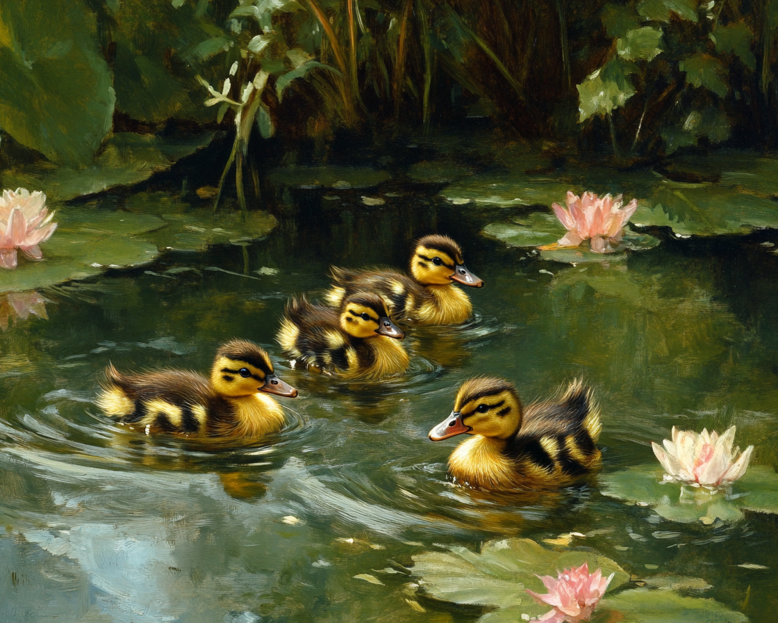 Duckling Pond Diamond Art Kit