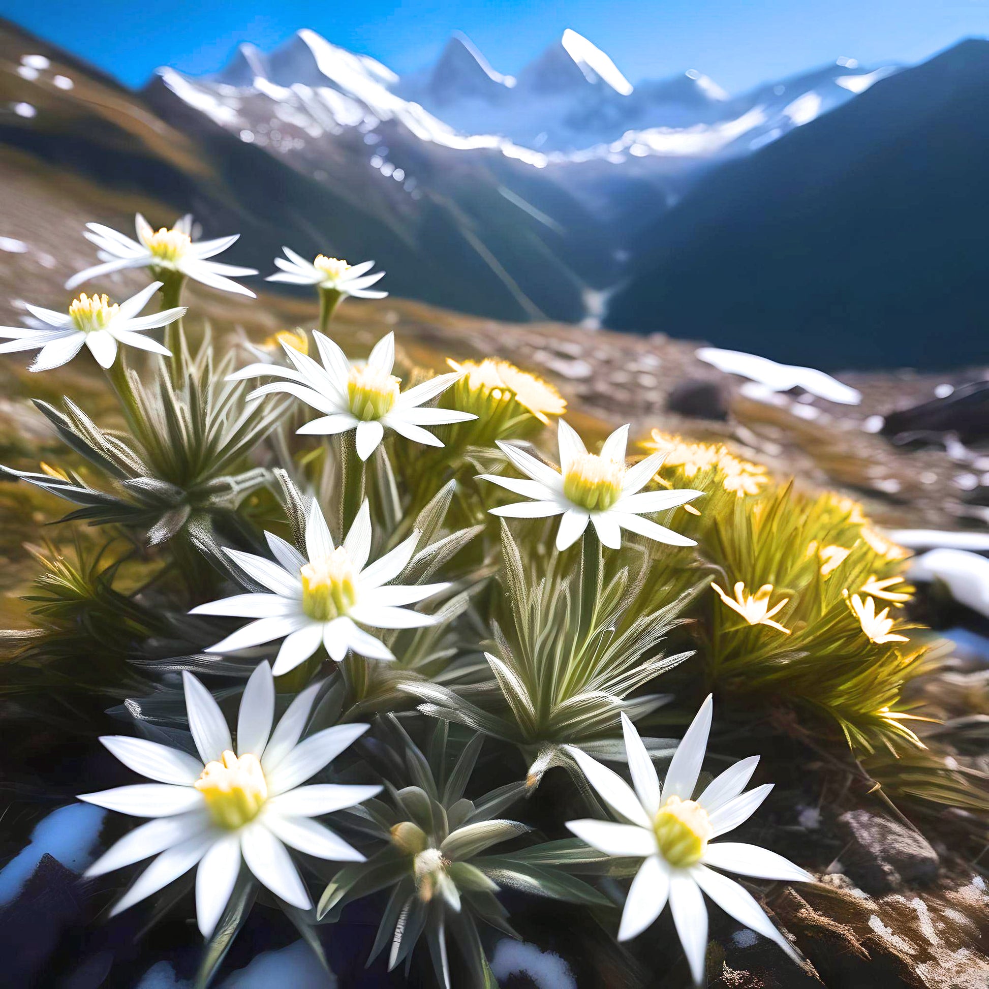 Edelweiss Mountains Diamond Art Kit