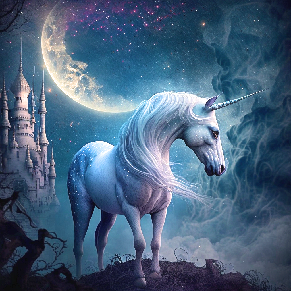 Unicorn Moon Diamond Art Kit