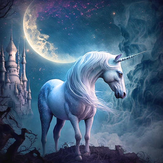 Unicorn Moon Diamond Art Kit