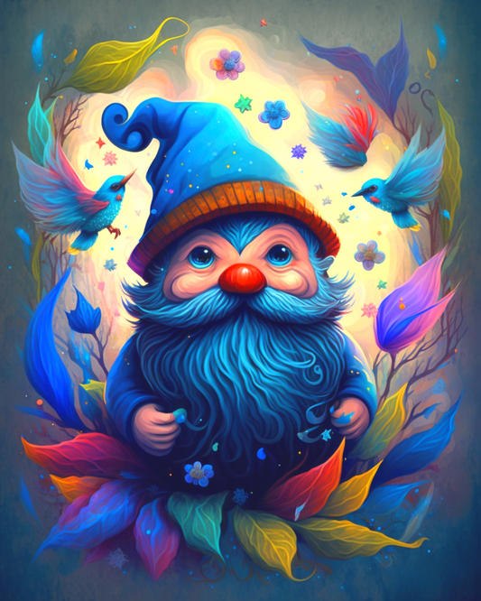 Bluebird Gnome Diamond Art Kit