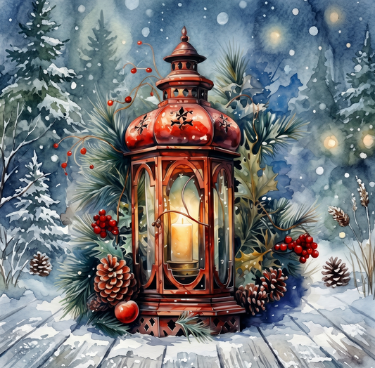 Christmas Lantern Diamond Art Kit