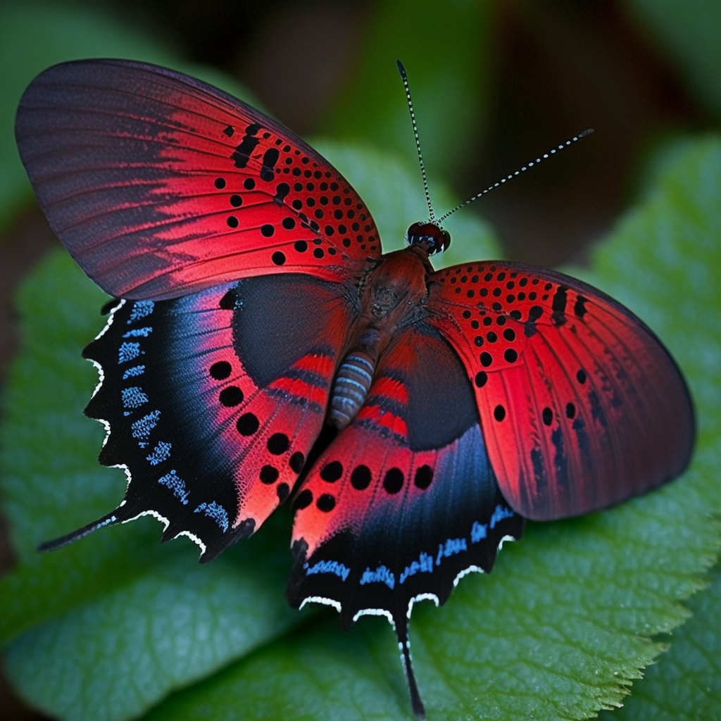 Redblue Butterfly Diamond Art Kit