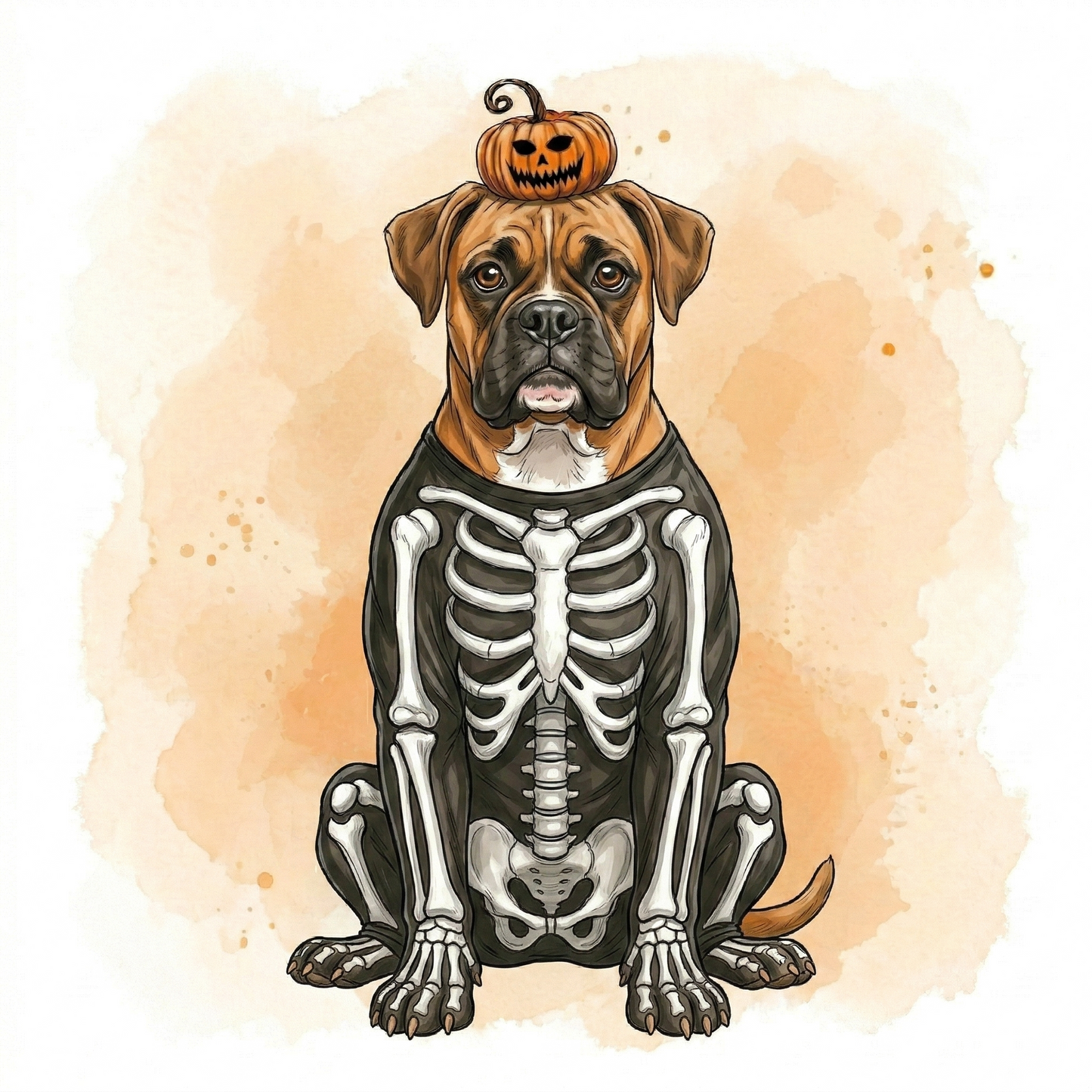 Trick Or Treat Boxer Diamond Art Kit
