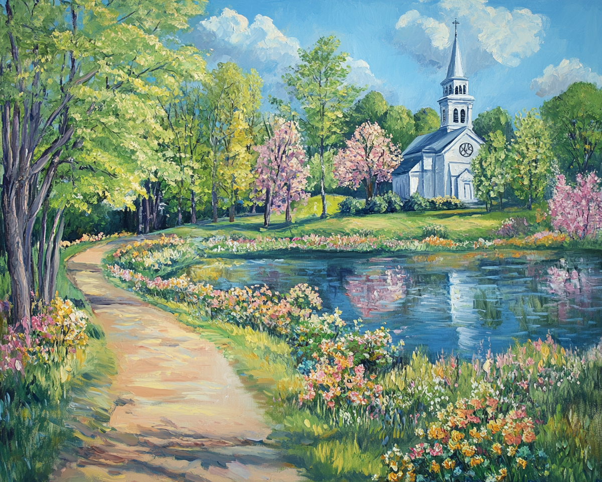 Whitechurch By The Lake Diamond Art Kit